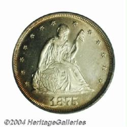 1875 20C PR64 Cameo PCGS.