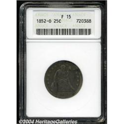 1852-O 25C Fine 15 ANACS.