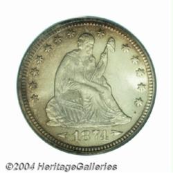 1874 25C Arrows MS65 PCGS.