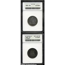 1882 25C VF30 ANACS,