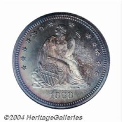 1868 25C PR66 NGC.