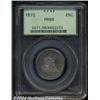 Image 3 : 1872 25C PR66 PCGS.