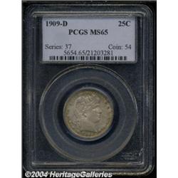 1909-D 25C MS65 PCGS.