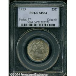 1913 25C MS64 PCGS.