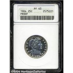 1904 25C PR63 ANACS.