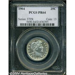 1904 25C PR64 PCGS.