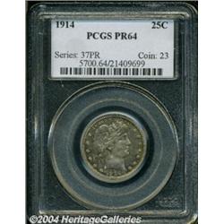 1914 25C PR64 PCGS.