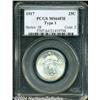 Image 1 : 1917 25C Type One MS64 Full Head PCGS.