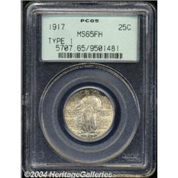 1917 25C Type One MS65 Full Head PCGS.