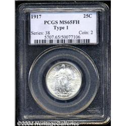 1917 25C Type One MS65 Full Head PCGS.