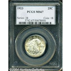 1923 25C MS67 PCGS.