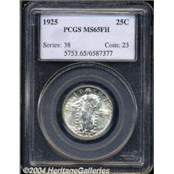 1925 25C MS65 Full Head PCGS.