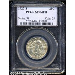 1927-S 25C MS64 Full Head PCGS.