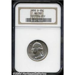 1932-D 25C AU58 NGC.