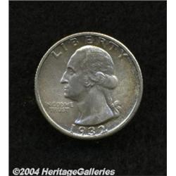 1932-S 25C MS60 Obverse Wipe, Questionable Toning, Uncertified.