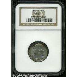 1932-S 25C MS64 NGC.