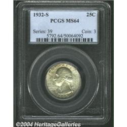 1932-S 25C MS64 PCGS.
