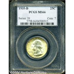 1935-D 25C MS66 PCGS.