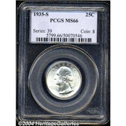 1935-S 25C MS66 PCGS.