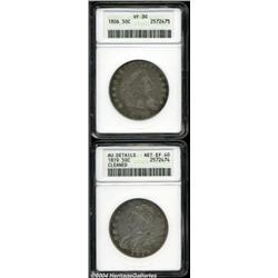 1806 50C Knobbed 6, Large Stars VF30 ANACS,