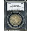 Image 1 : 1834 50C Small Date, Small Letters MS63 PCGS.