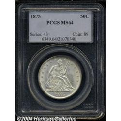 1875 50C MS64 PCGS.