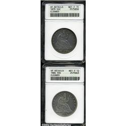 1879 50C --Cleaned--ANACS, VF Details, Net Fine 15,