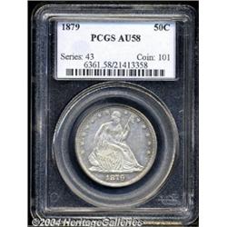 1879 50C AU58 PCGS.