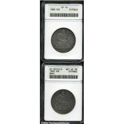 1889 50C XF45 ANACS,