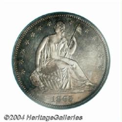 1865 50C PR64 Cameo PCGS.