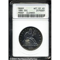 1884 50C --Cleaned--ANACS. Net PR60.