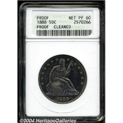 1888 50C --Cleaned--ANACS. Net PR60.