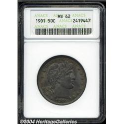 1901 50C MS62 ANACS.