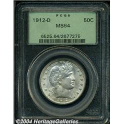 1912-D 50C MS64 PCGS.