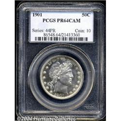 1901 50C PR64 Cameo PCGS.