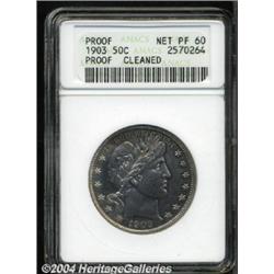 1903 50C --Cleaned--ANACS. Net PR60.