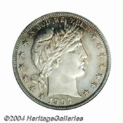 1907 50C PR65 Cameo PCGS.