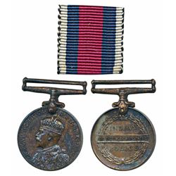 Indian Police Medal,  George V,  Bronze