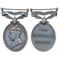 Efficiency Medal,  George VI,  Silver