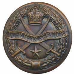 Indian Army Overseas Service Badge,  Bronze