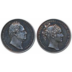 William IV Coronation,  Silver Medal,  18.24g,  1831