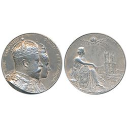 Edward VII Coronation Medal,  Silver,  103.30g