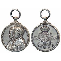 Silver Jubilee Medal of George V and Queen Mary,  Silver