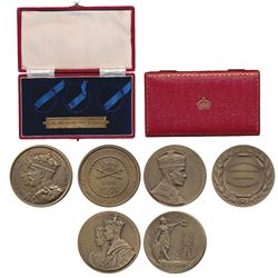 The reign of three Kings in 1936,  Copper Medal (Small size) (3)