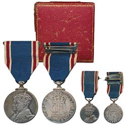 George VI and Queen Elizabeth Coronation,  Silver Medal