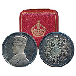 George VI and Queen Elizabeth Coronation Medal,  Silver