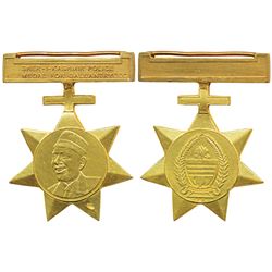 Sher – I –Kashmir Police Medal for Gallantry,  Gold,  39.32g