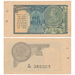 George V,  Rupee 1,  2nd issue,  1935