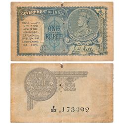 George V,  Rupee 1,  2nd issue,  1935