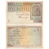 Image 1 : George V,  Rupees 5,  1st issue,  1925